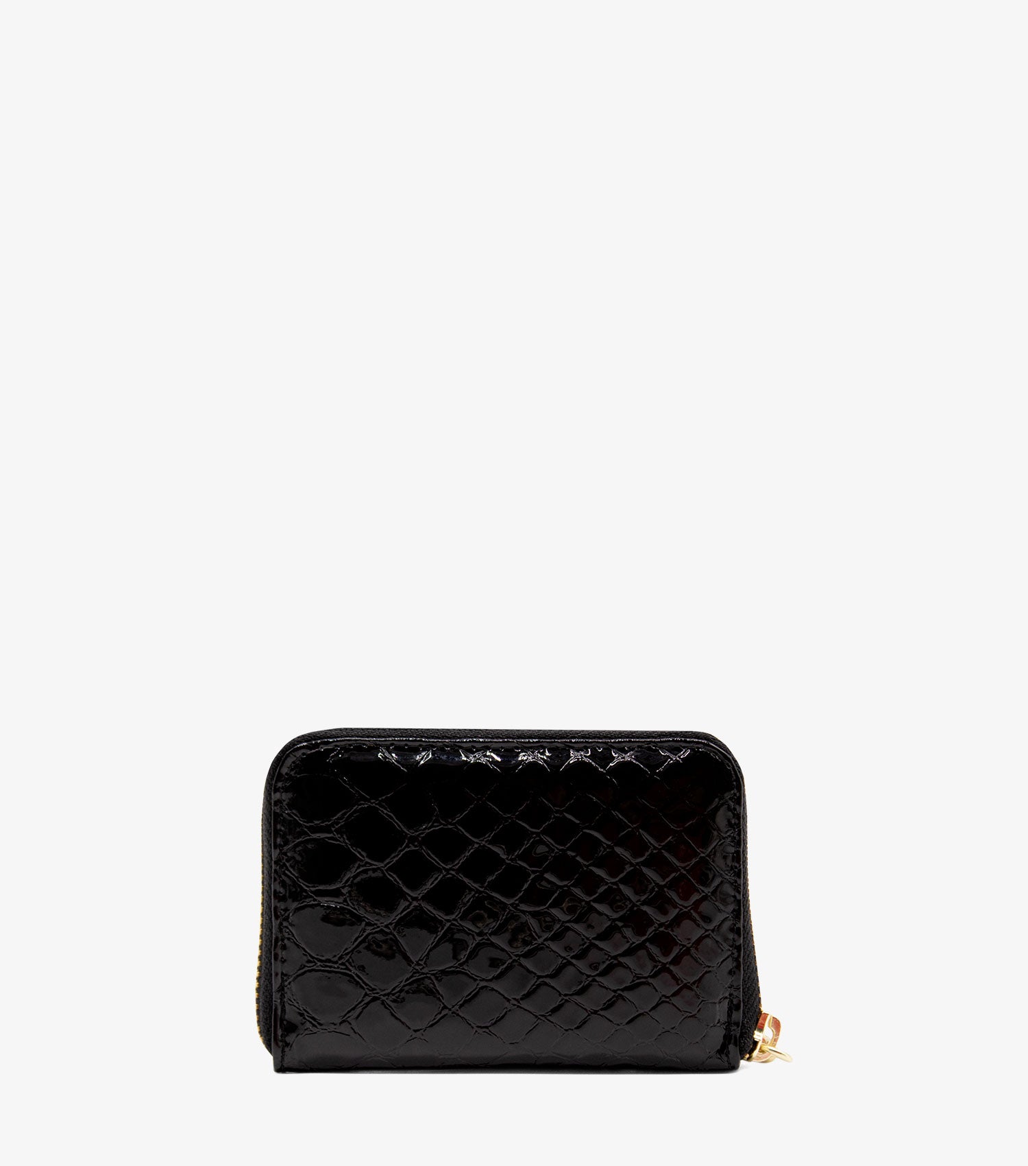 Cavalinho Gallop Patent Leather Card Holder Wallet for Women SKU 28170274.01 #color_Black
