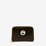 Cavalinho Gallop Patent Leather Card Holder Wallet for Women SKU 28170274.02 #color_Brown