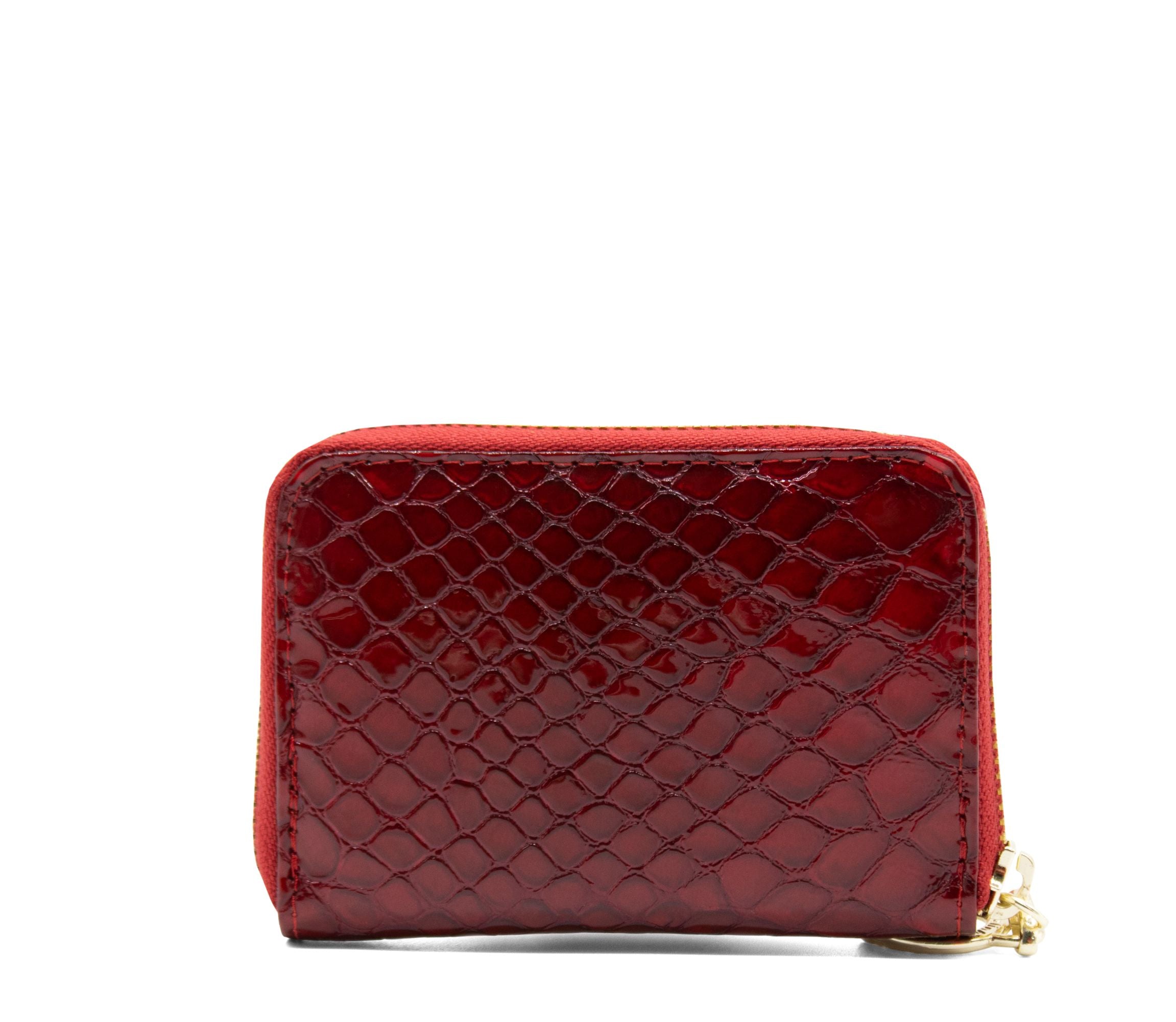 Cavalinho Gallop Patent Leather Card Holder Wallet for Women SKU 28170274.04 #color_Red