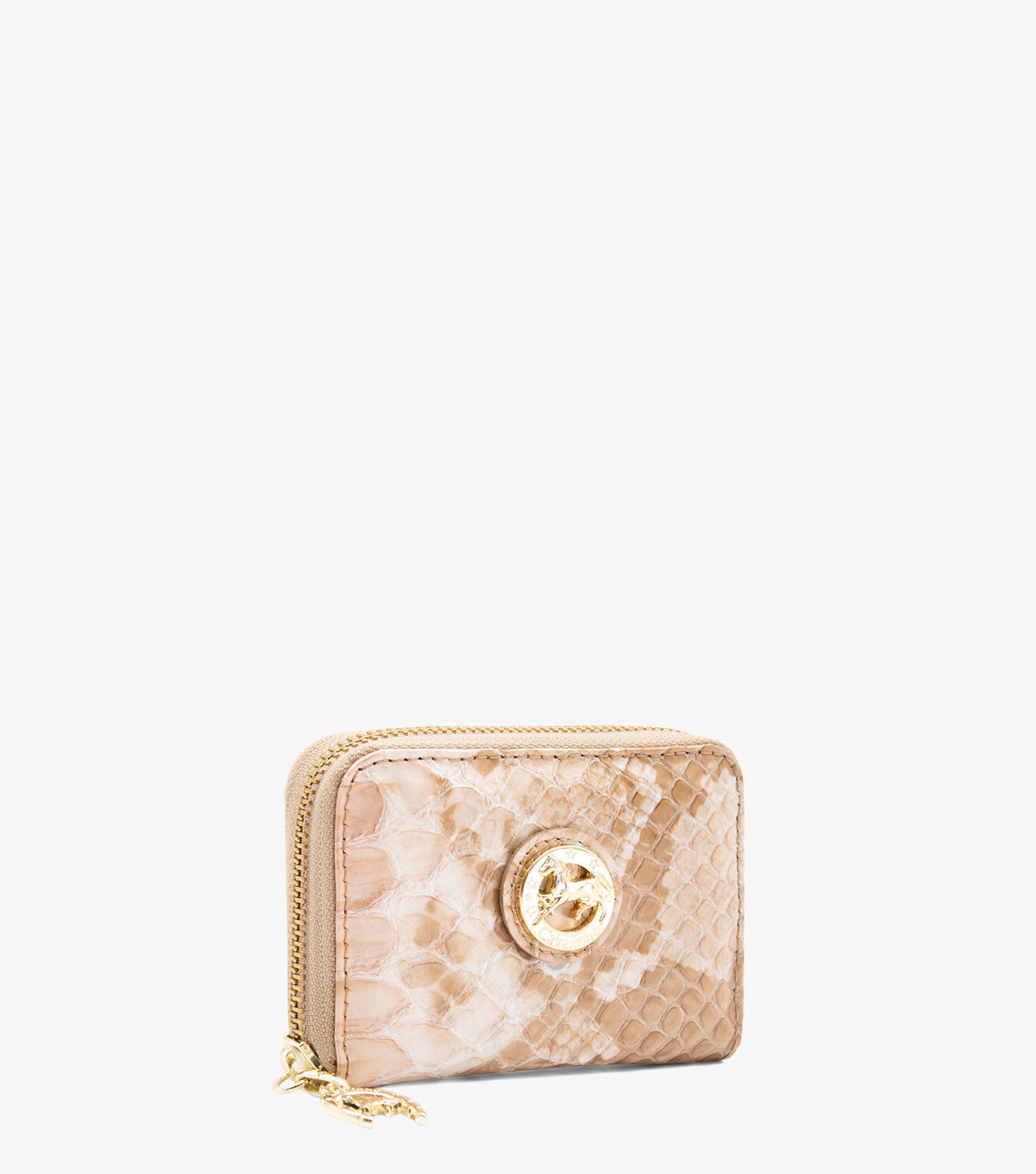 Cavalinho Gallop Patent Leather Card Holder Wallet for Women SKU 28170274.05 #color_Beige