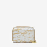 Cavalinho Gallop Pearl Patent Leather Card Holder Wallet for Women SKU 28170274.31 #color_Beige / White