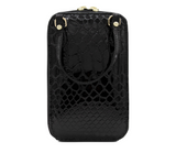 Cavalinho Gallop Patent Leather Phone Purse SKU 28170278.01 #color_Black