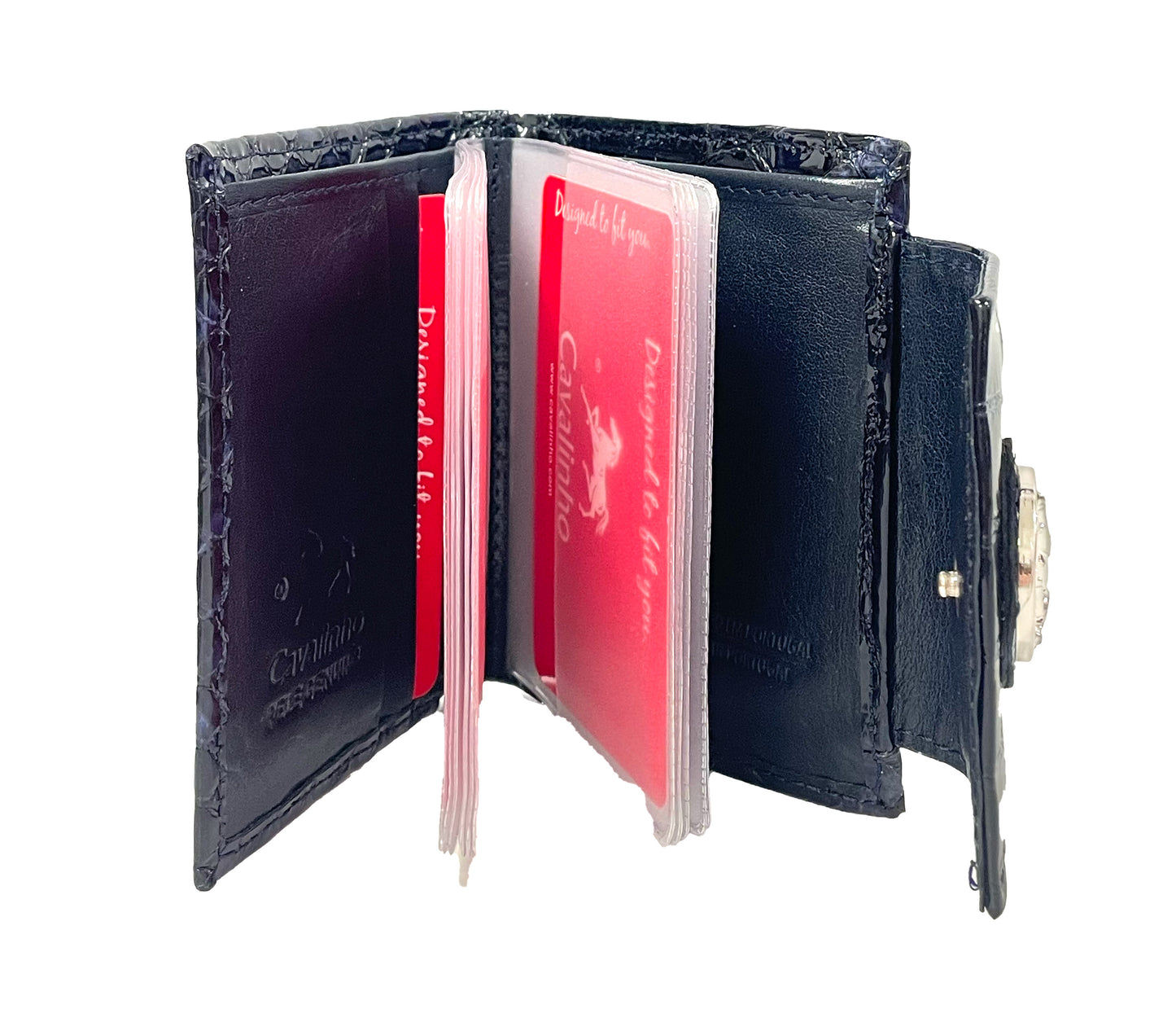 Cavalinho Gallop Mini Patent Leather Wallet - Navy - 28170279.03.99_4