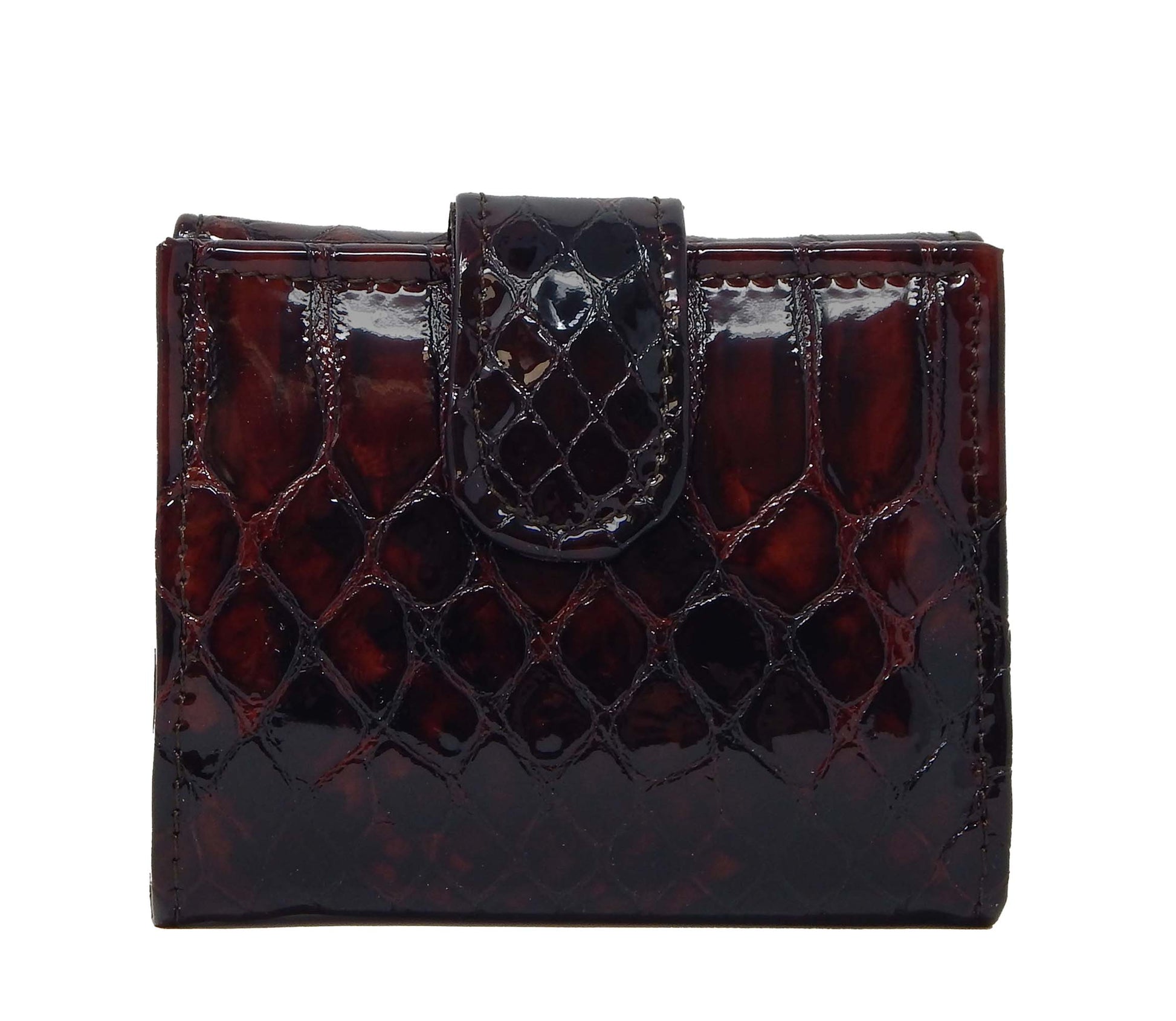 Cavalinho Gallop Mini Patent Leather Wallet - Brown - 28170530.02.99_3