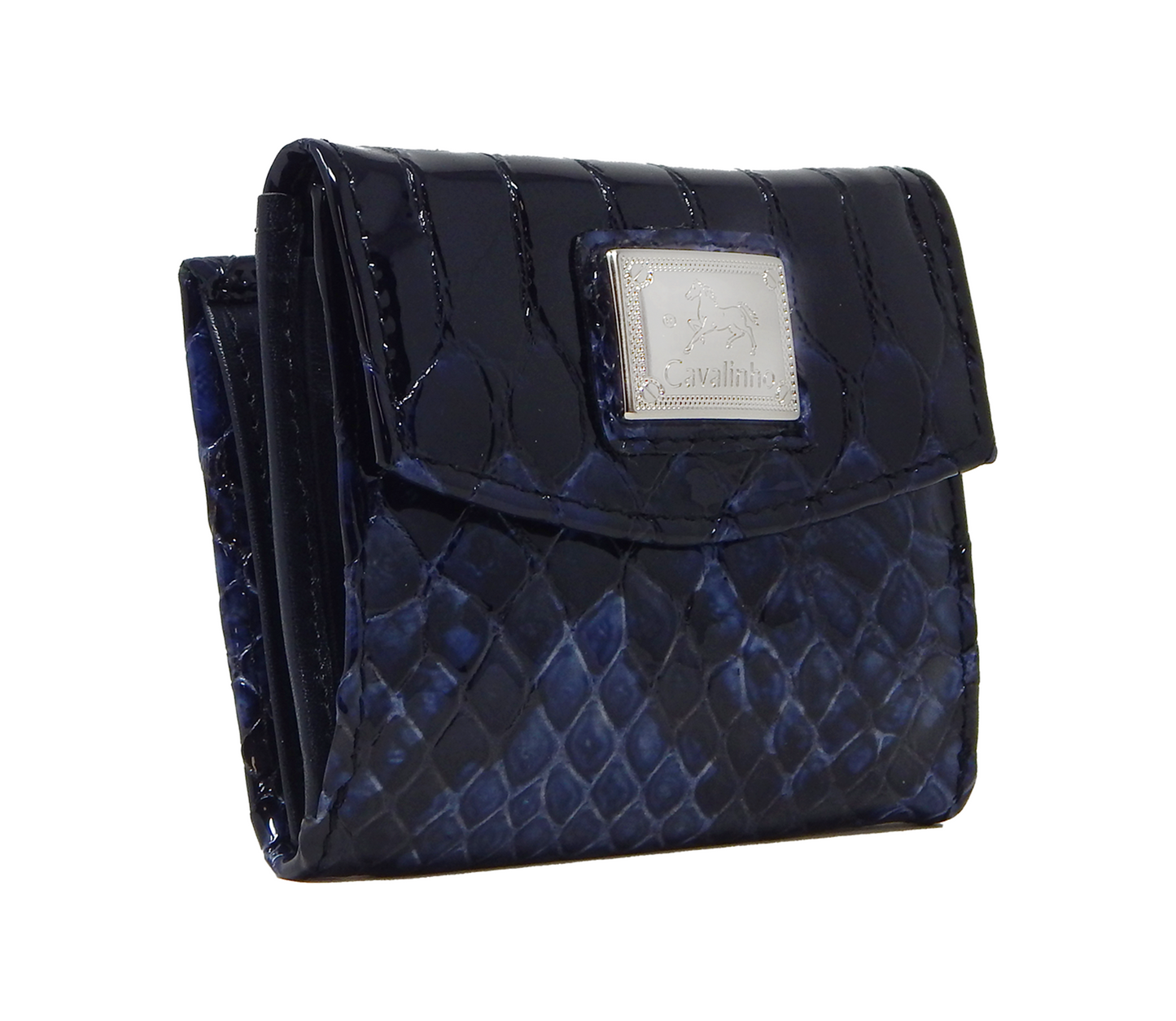 Cavalinho Gallop Mini Patent Leather Wallet - Blue - 28170530.03_2