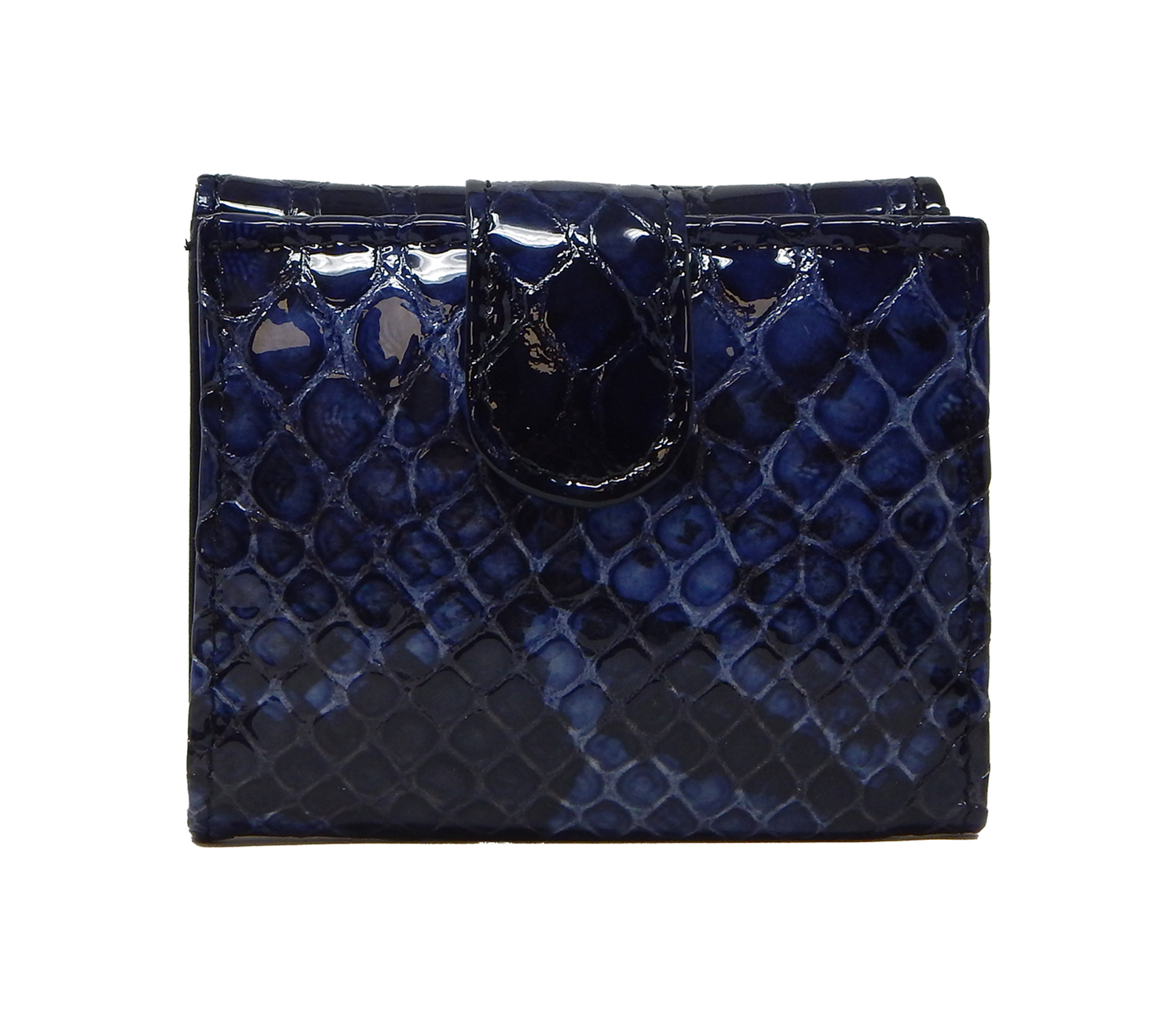 Cavalinho Galope Mini Patent Leather Wallet - Blue - 28170530.03_3