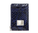 Cavalinho Gallop Patent Leather Card Holder Wallet for Women SKU 28170573.03 #color_Navy