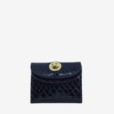 Cavalinho Gallop Compact Black Patent Leather Wallet SKU 28170574.01 #color_black