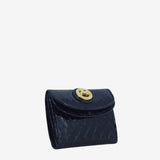 Cavalinho Gallop Compact Black Patent Leather Wallet SKU 28170574.01 #color_black