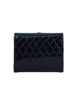 Cavalinho Gallop Compact Patent Leather Wallet SKU 28170574.01 #color_black