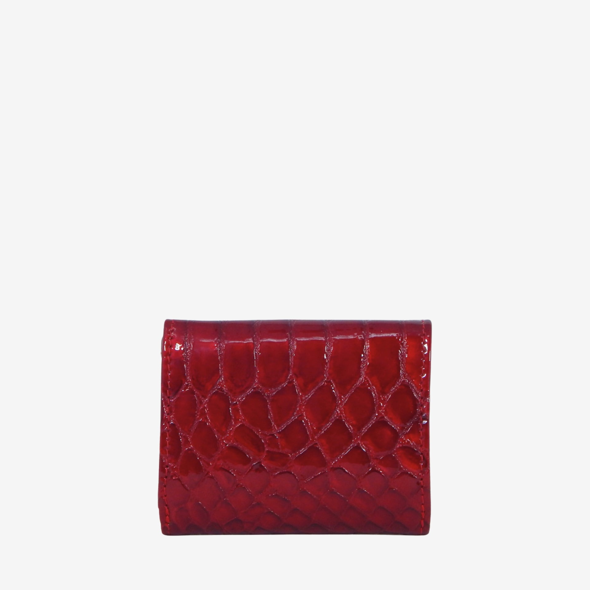 Cavalinho Gallop Compact Red Patent Leather Wallet SKU 28170574.04 #color_red