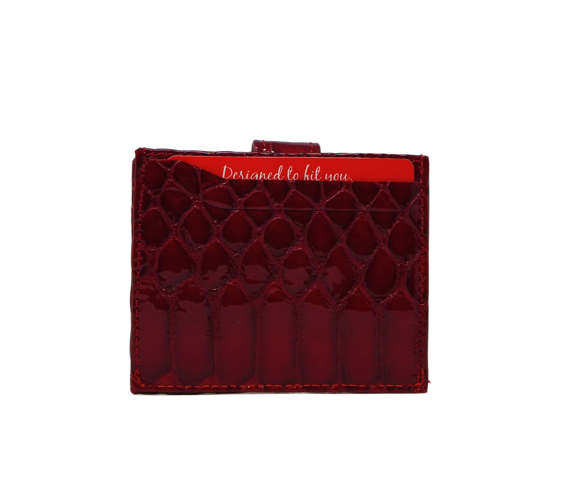 Cavalinho Gallop Patent Leather Card Holder Wallet - Red - 28170576.04_3