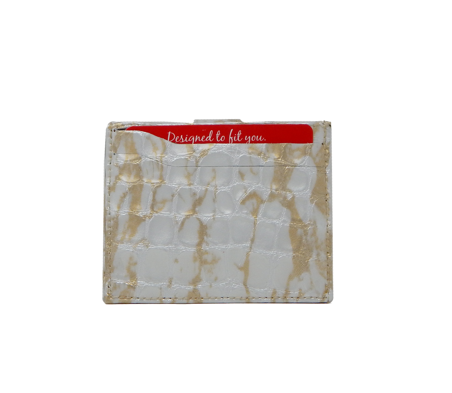 #color_ Beige White | Cavalinho Gallop Patent Leather Card Holder Wallet - Beige White - 28170576.31_3