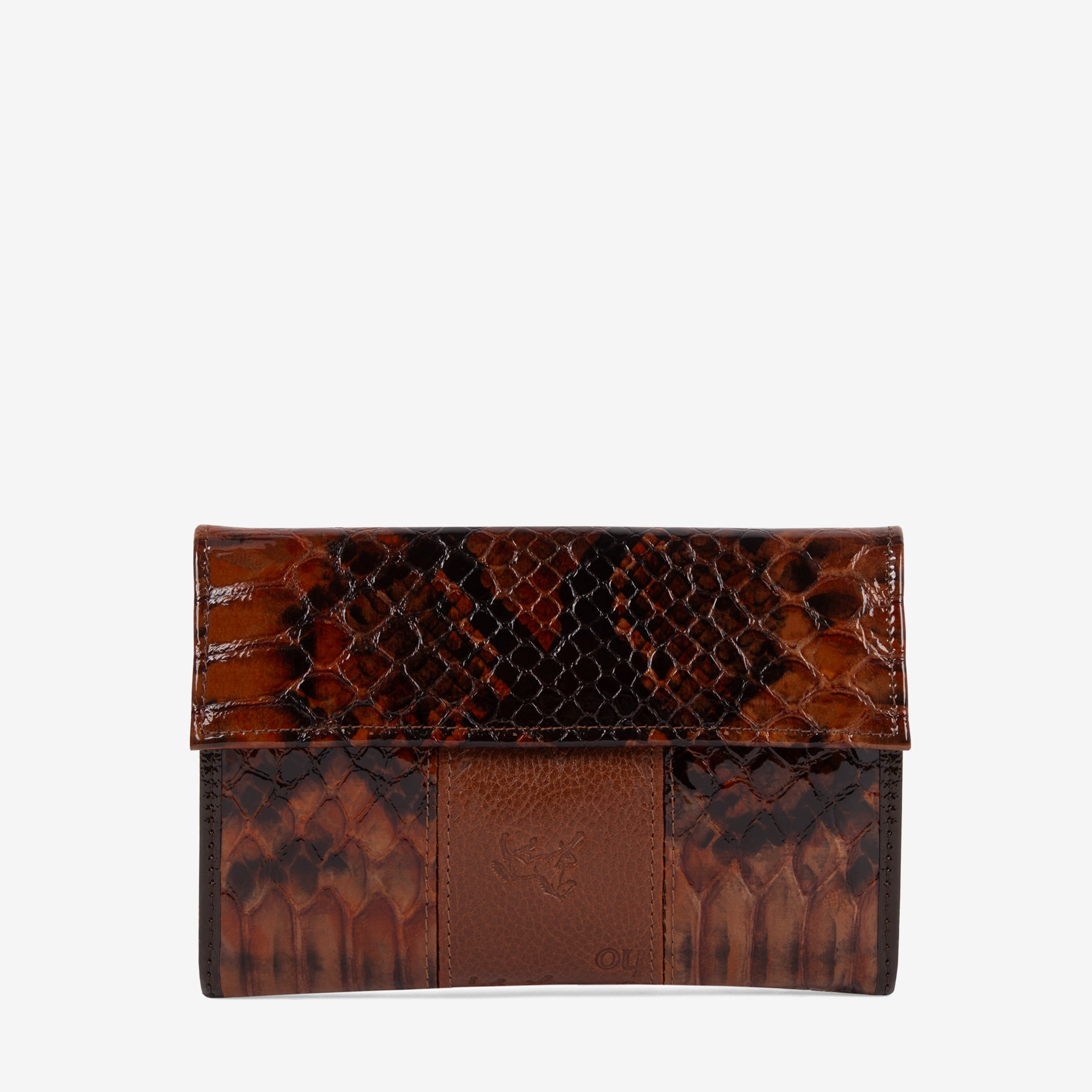 Cavalinho Honor Brown Leather Trifold Wallet for Women SKU 28190205.13 #color_saddlebrown