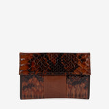Cavalinho Honor Brown Leather Trifold Wallet for Women SKU 28190205.13 #color_saddlebrown