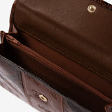 Cavalinho Honor Brown Leather Trifold Wallet for Women SKU 28190205.13 #color_saddlebrown