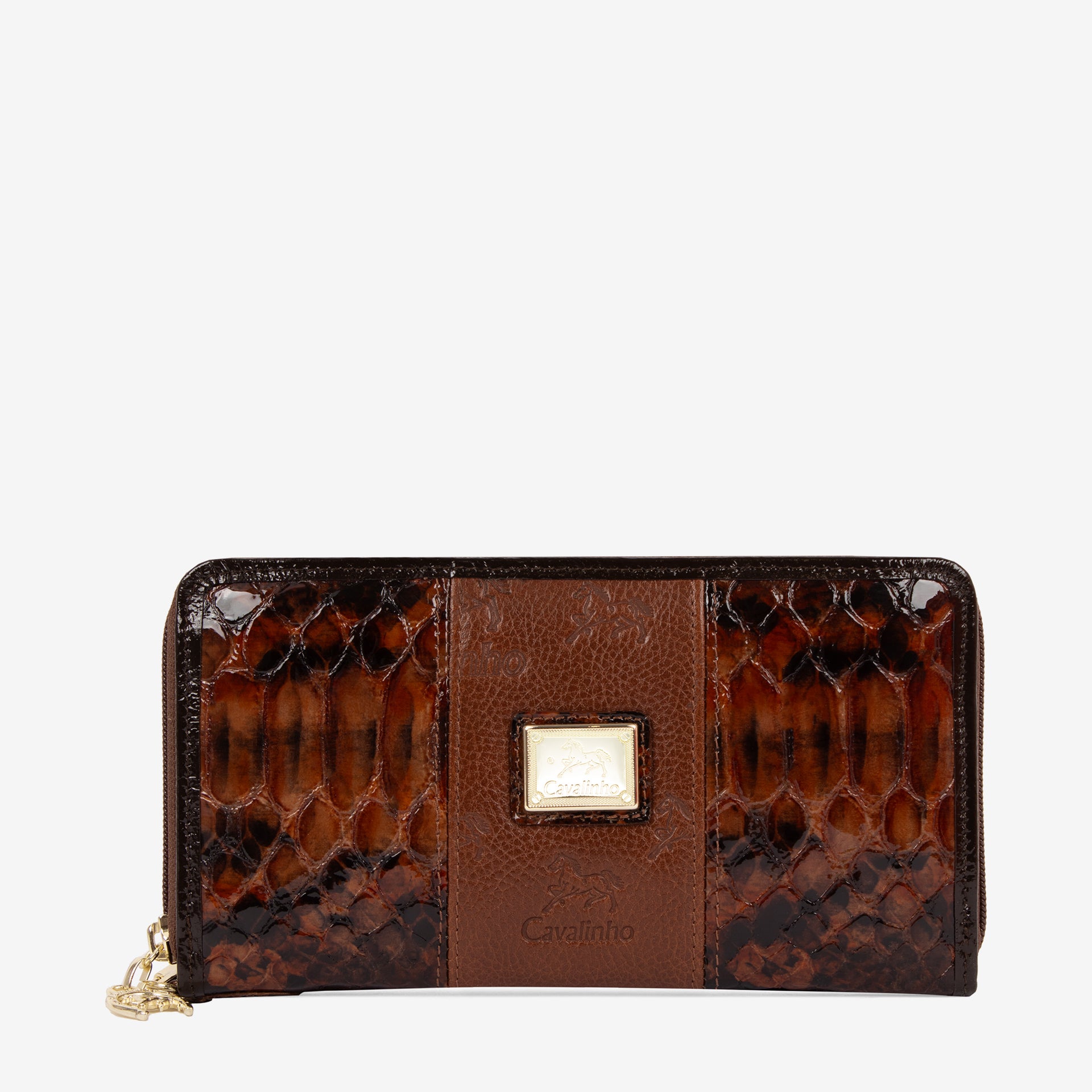 Cavalinho Honor Brown Wristlet Wallet SKU 28190213.13 #color_saddlebrown