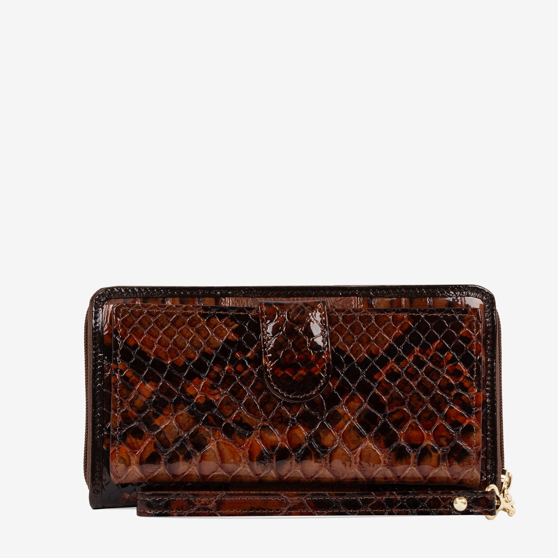 Cavalinho Honor Brown Wristlet Wallet SKU 28190213.13 #color_saddlebrown