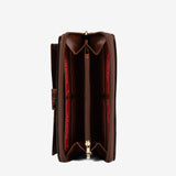 Cavalinho Honor Brown Wristlet Wallet SKU 28190213.13 #color_saddlebrown