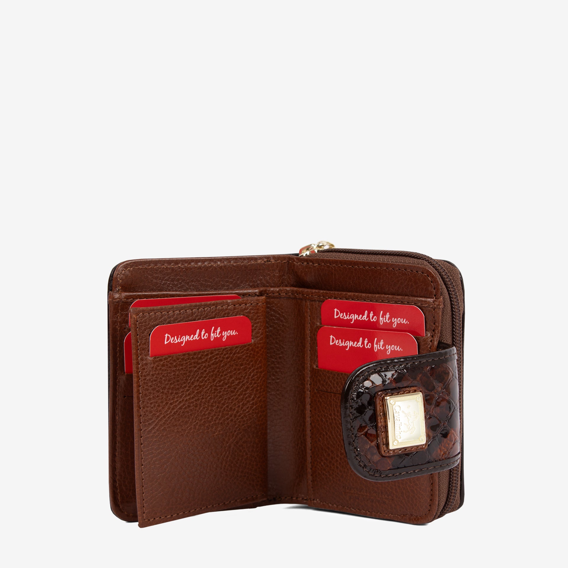 Cavalinho Honor Leather Wallet SKU 28190218.13 #color_SaddleBrown