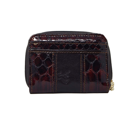 Cavalinho Honor Patent Leather Card Holder - Brown - 28190275.02.99_2