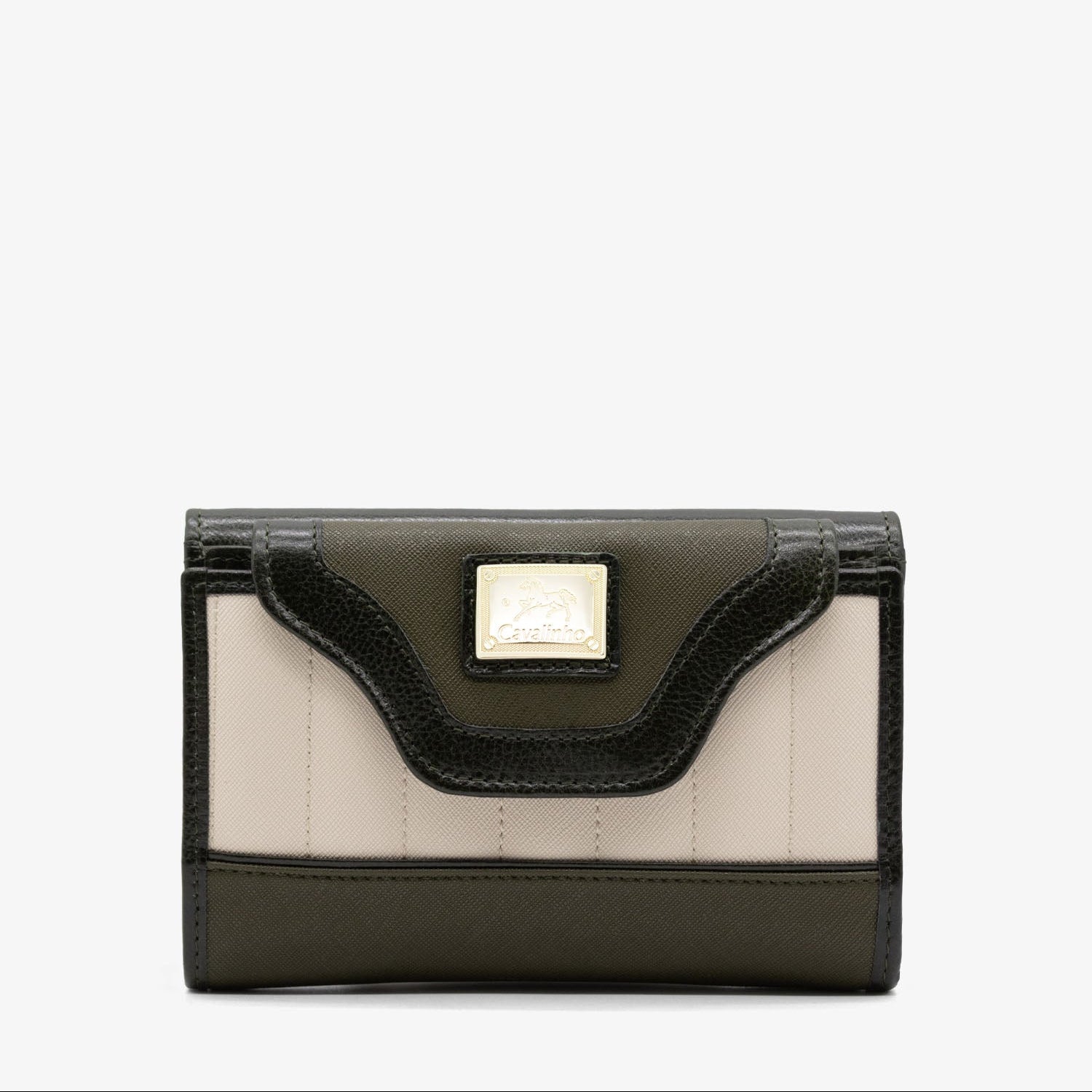 Cavalinho Grace Wallet SKU 28250202.09 #color_DarkOliveGreen / Beige