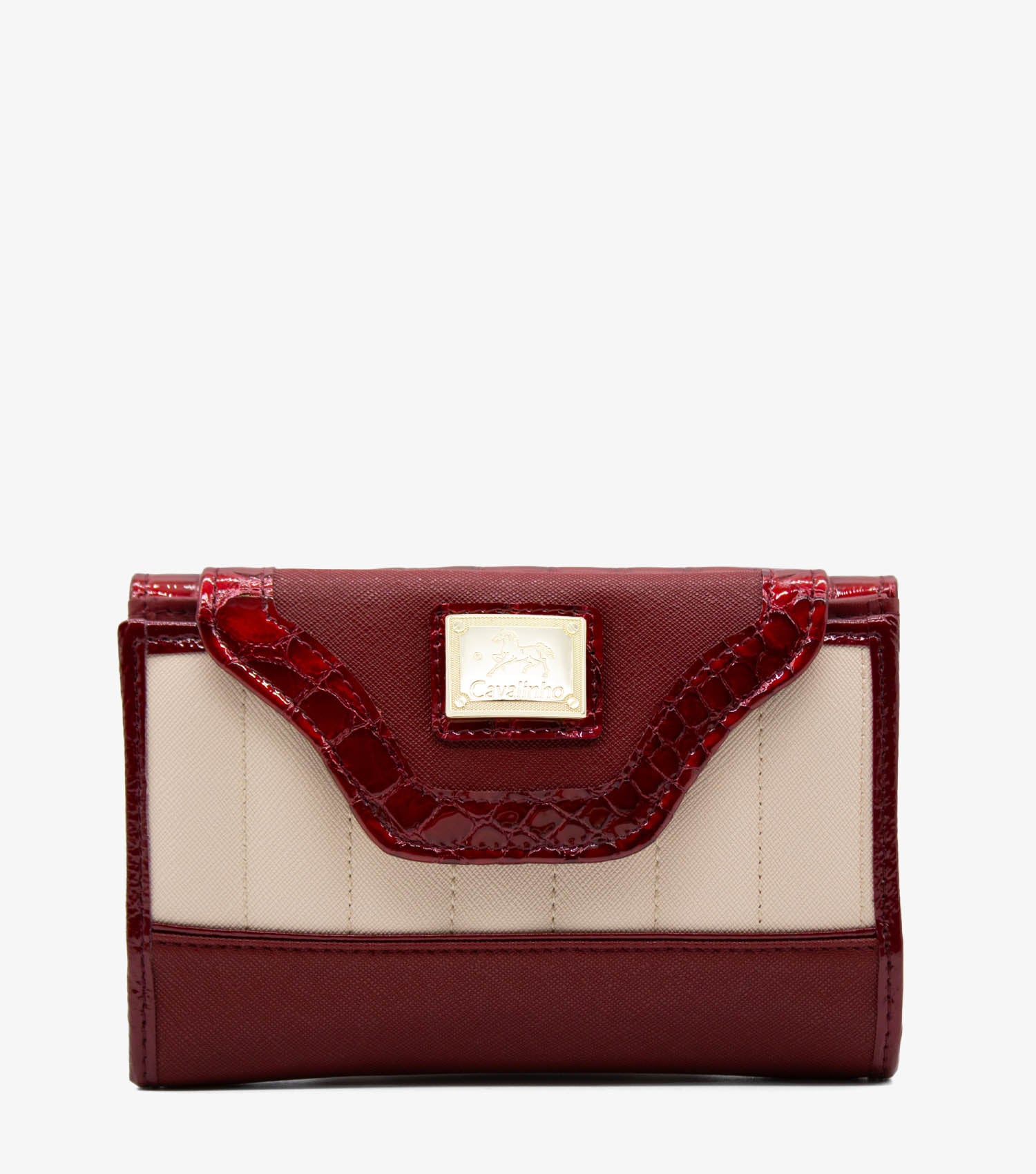 Cavalinho Grace Wallet SKU 28250202.15 #color_DarkRed / Beige