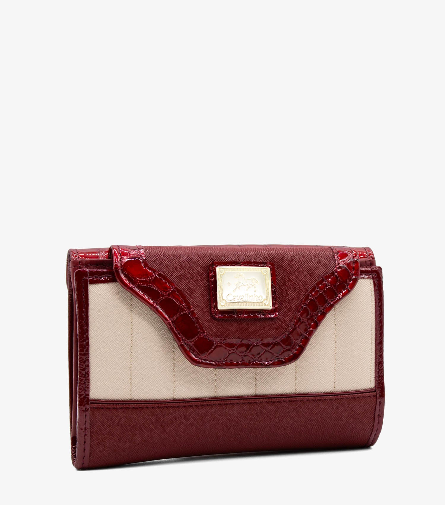 Cavalinho Grace Wallet SKU 28250202.15 #color_DarkRed / Beige