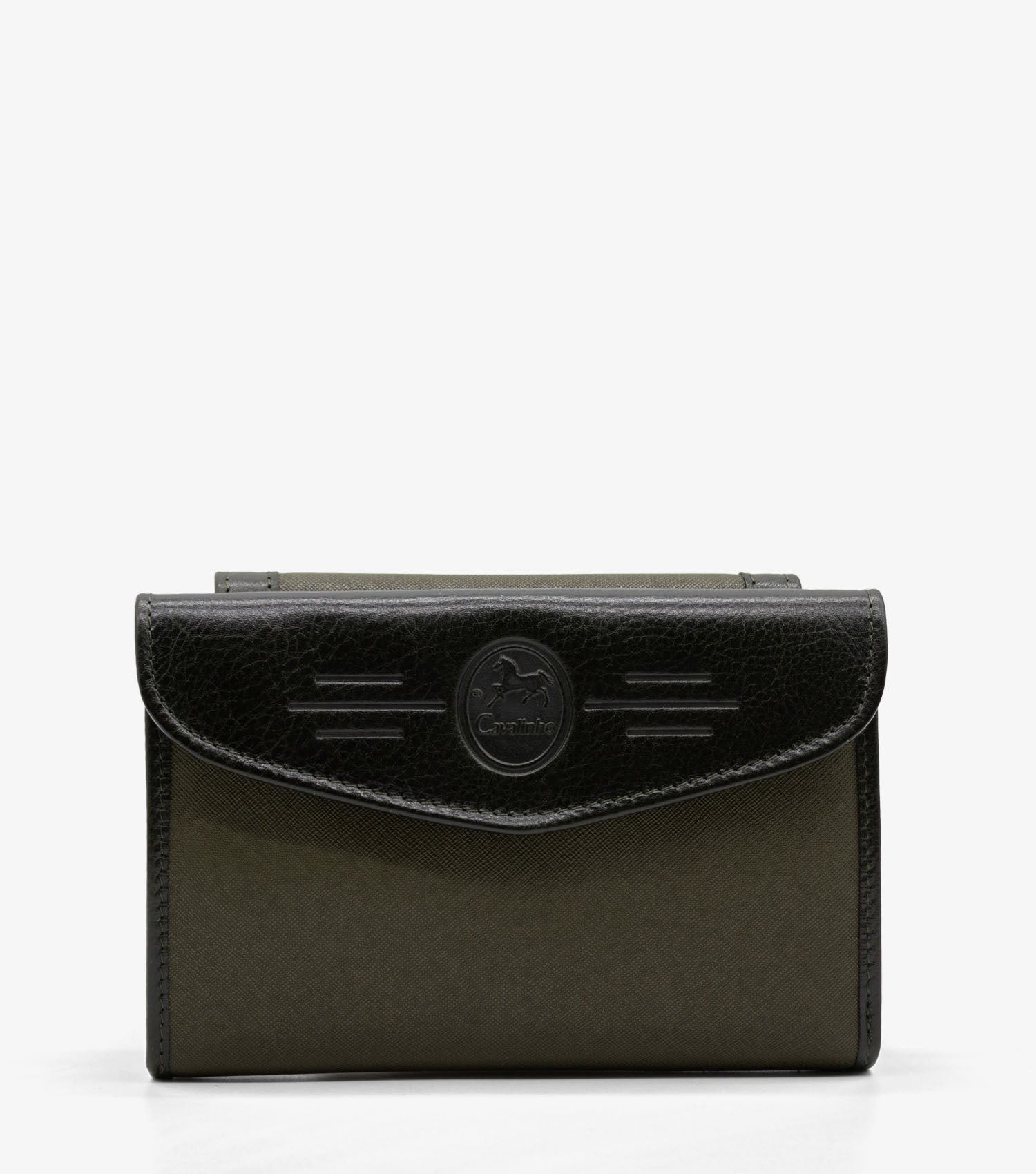 Cavalinho Grace Wallet SKU 28250204.09 #color_ DarkOliveGreen / Beige