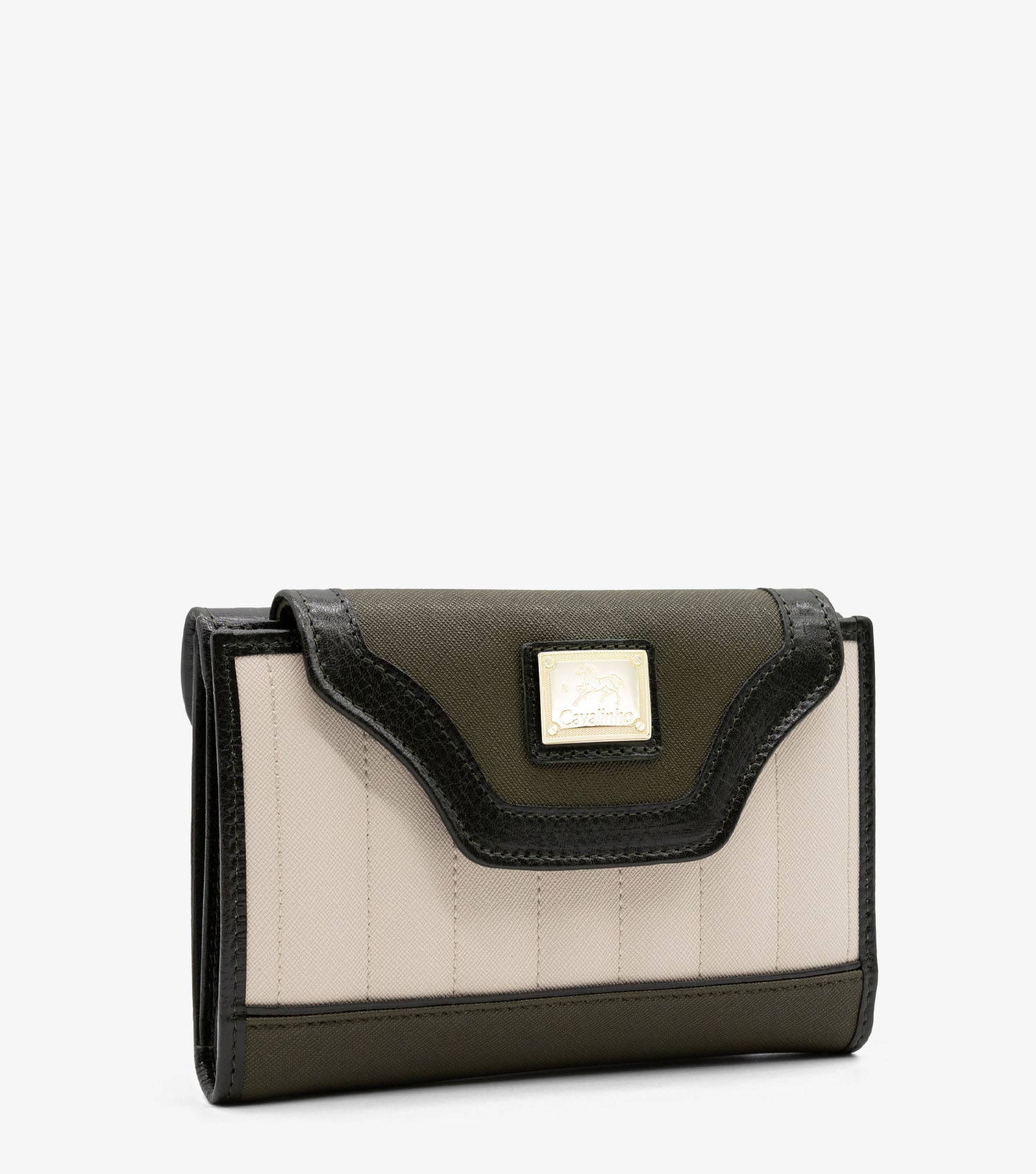 Cavalinho Grace Wallet SKU 28250204.09 #color_ DarkOliveGreen / Beige