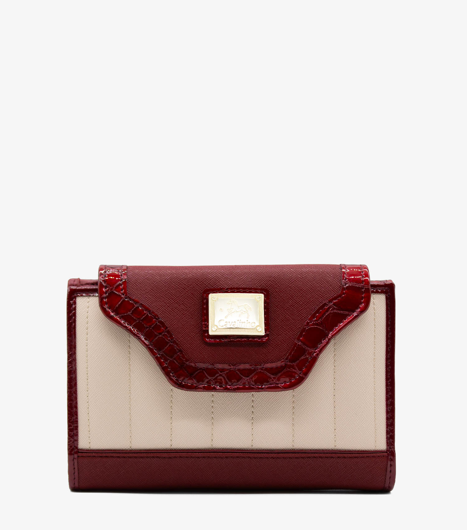 Cavalinho Grace Wallet SKU 28250204.15 #color_DarkRed / Beige