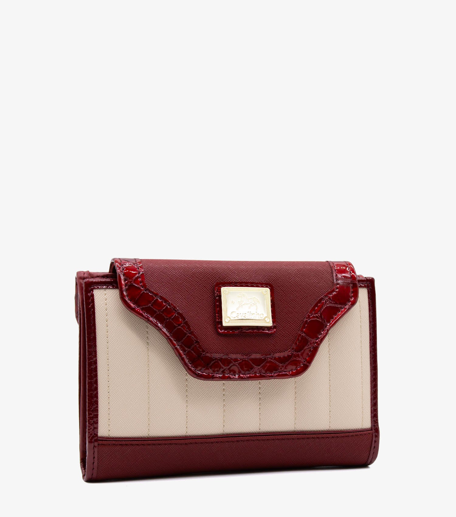Cavalinho Grace Wallet SKU 28250204.15 #color_DarkRed / Beige