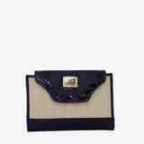 Cavalinho Grace Navy Beige Wallet for Women SKU 28250205.22 #color_Navy / Beige