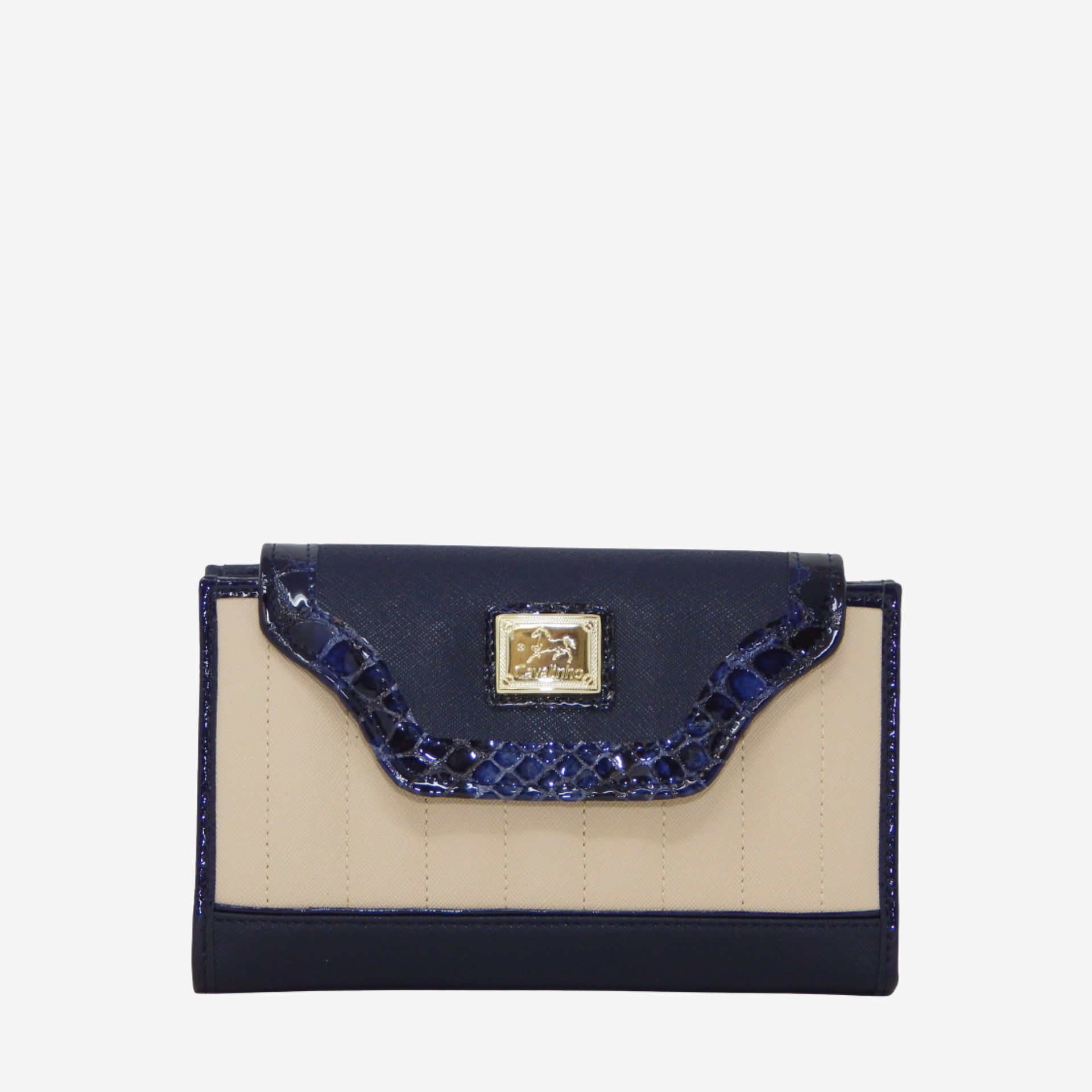 Cavalinho Grace Navy Beige Wallet SKU 28250206.22 #color_Navy / Beige