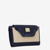 Cavalinho Grace Navy Beige Wallet SKU 28250206.22 #color_Navy / Beige