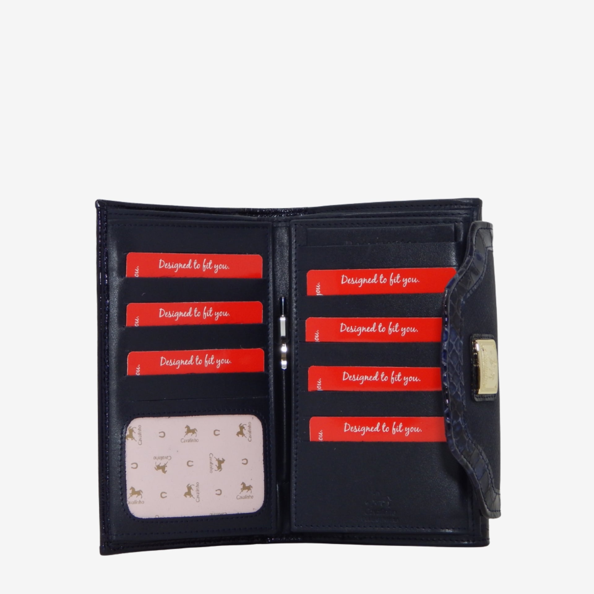 Cavalinho Grace Navy Beige Wallet SKU 28250206.22 #color_Navy / Beige