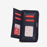 Cavalinho Grace Wristlet Wallet SKU 28250213.22 #color_Navy / Beige
