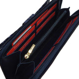 Cavalinho Grace Wristlet Wallet SKU 28250213.22 #color_Navy / Beige