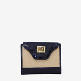 Cavalinho Grace Small Wallet SKU 28250215.22 #color_Navy / Beige
