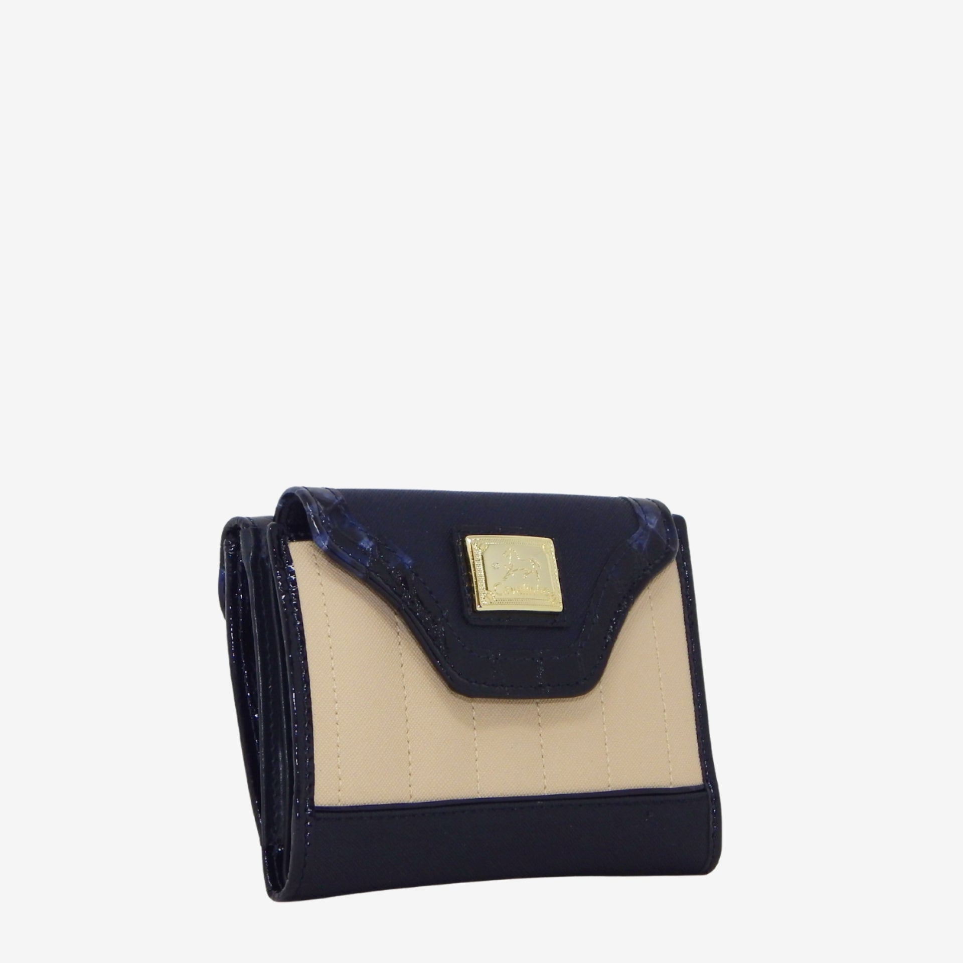 Cavalinho Grace Small Wallet SKU 28250215.22 #color_Navy / Beige