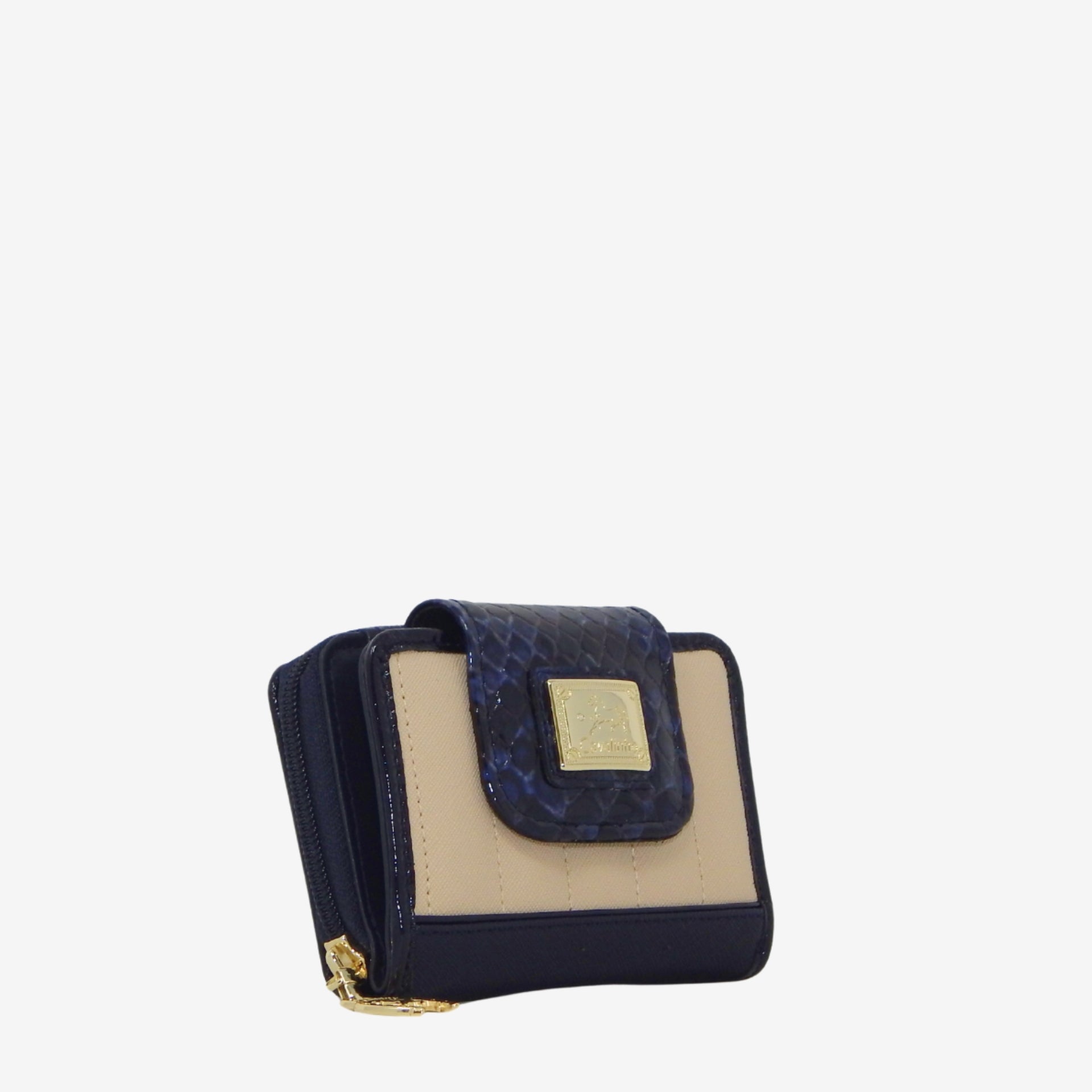 Cavalinho Grace Small Wallet for Women SKU 28250218.22 #color_navy / beige