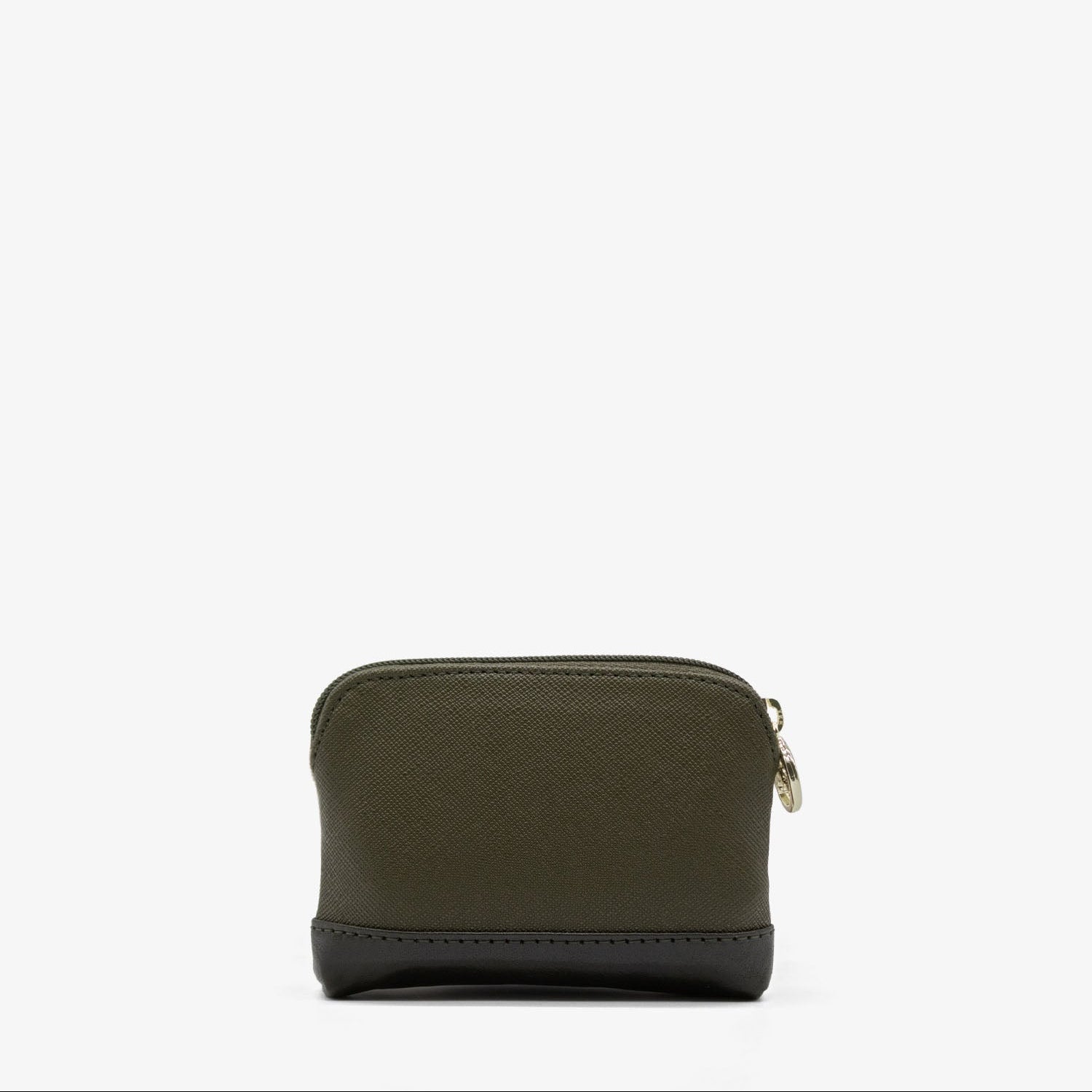 Cavalinho Grace Coin Purse with Key Ring SKU 28250250.09 #color_DarkOliveGreen / Beige