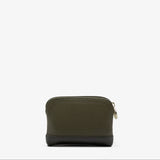Cavalinho Grace Coin Purse with Key Ring SKU 28250250.09 #color_DarkOliveGreen / Beige