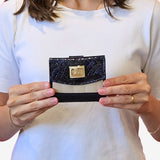 Cavalinho Grace Mini Wallet SKU 28250530.22 #color_navy / beige