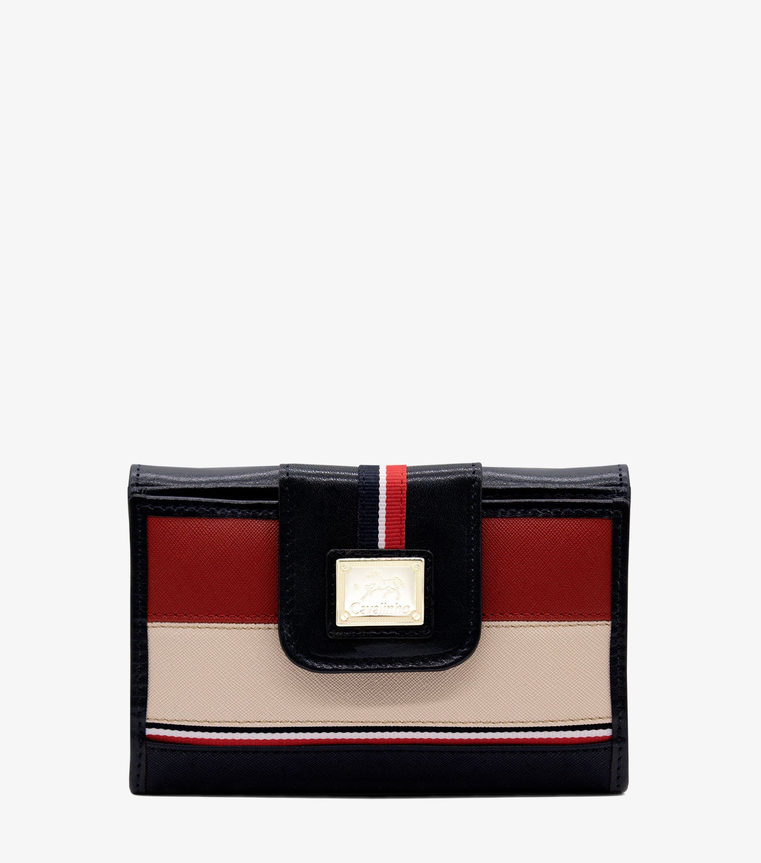 Cavalinho Unique Wallet for Women SKU 28260202.22 #color_Navy / Beige / Red