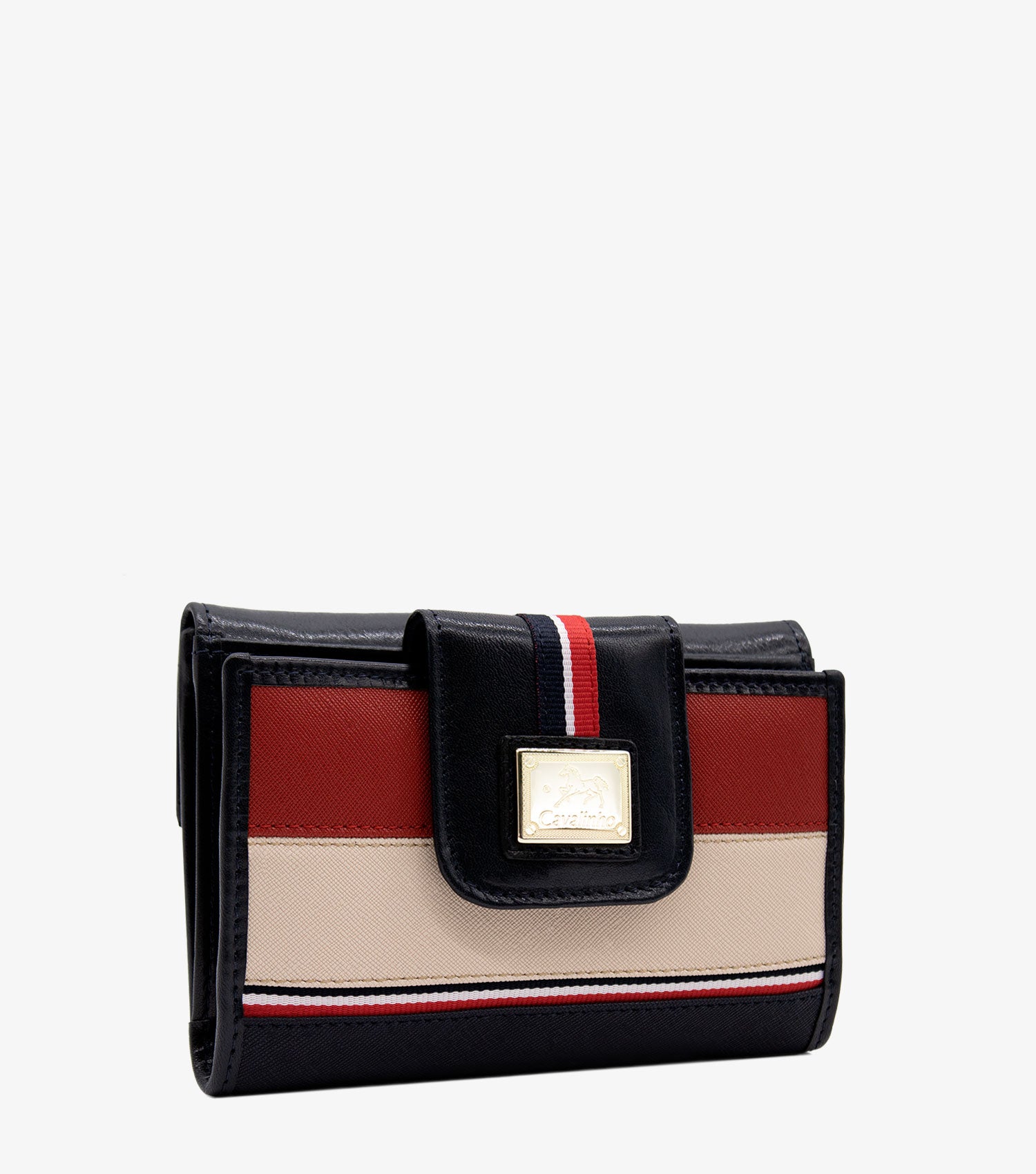 Cavalinho Unique Wallet for Women SKU 28260202.22 #color_Navy / Beige / Red