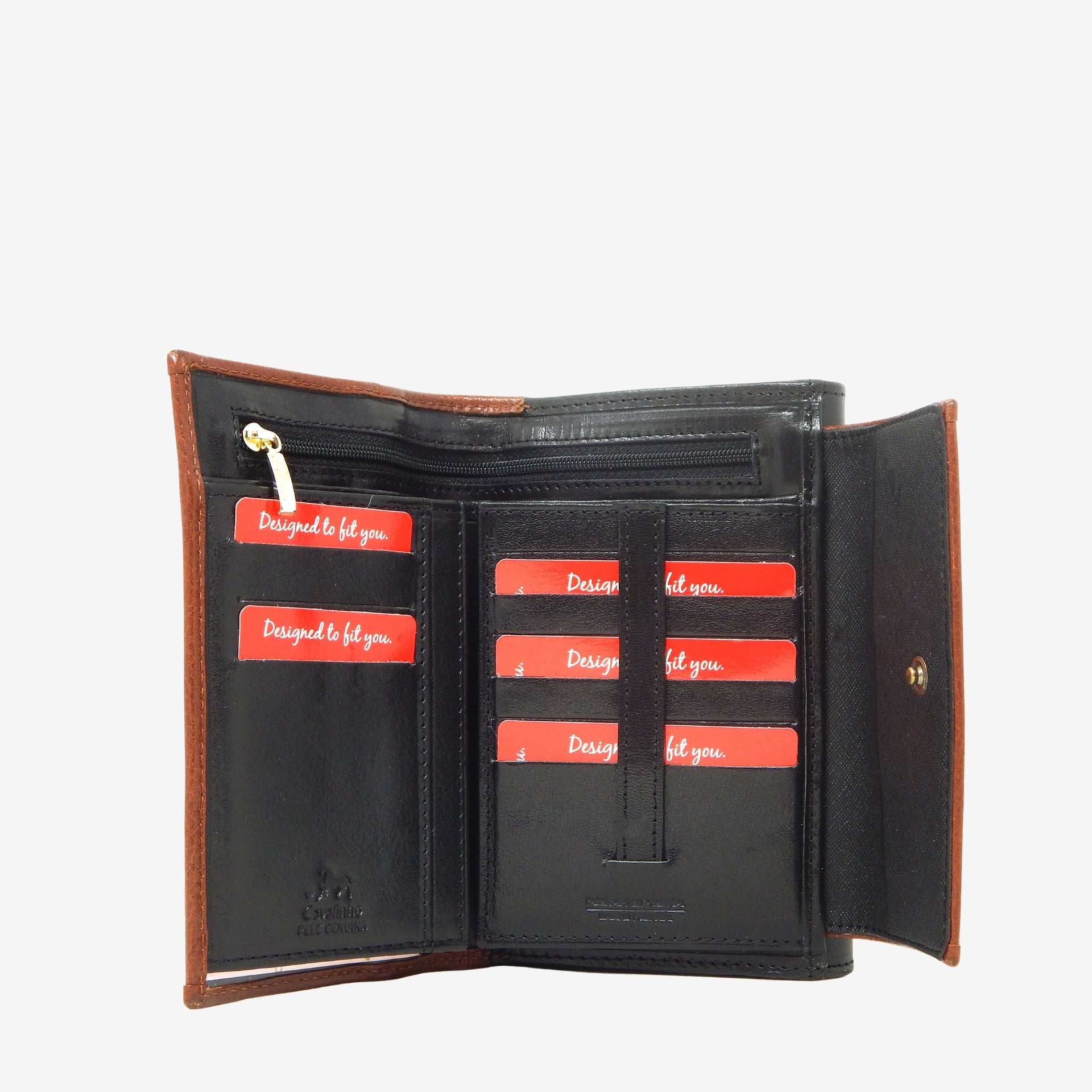 Cavalinho Unique Brown Wallet for Women SKU 28260202.32 #color_Black / Brown