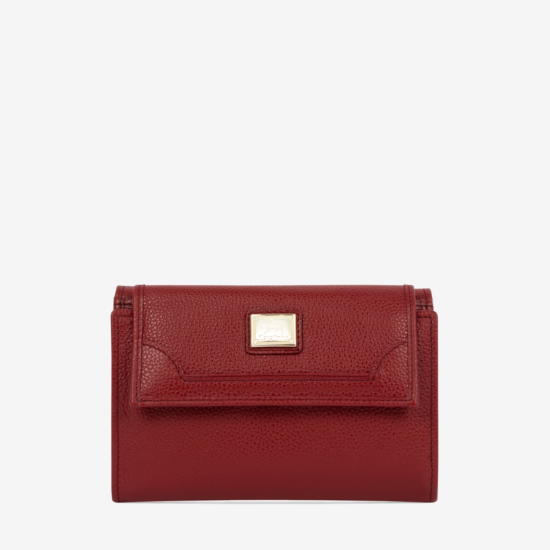 Cavalinho Muse Burgundy Leather Wallet for Women SKU 28300202.15 #color_burgundy