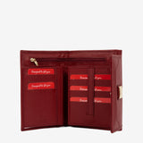 Cavalinho Muse Burgundy Leather Wallet for Women SKU 28300202.15 #color_burgundy