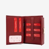 Cavalinho Muse Burgundy Leather Wallet SKU 28300205.15 #color_burgundy